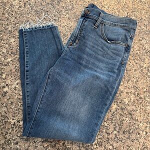 Women’s J. Crew Classic Blue Denim Jeans - Size 32 - Mid Rise Skinny